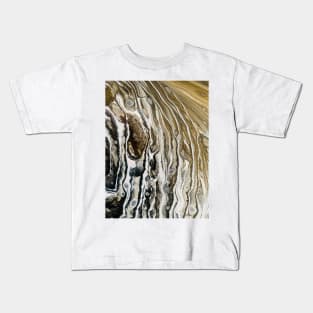 Fluid abstract Melting mármol Kids T-Shirt